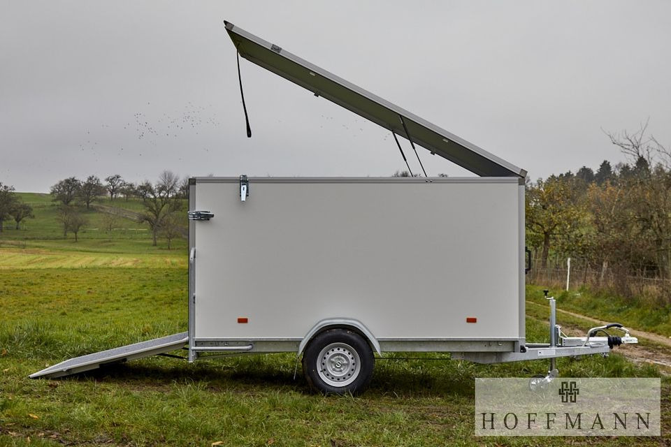 HAPERT HG Hapert Koffer Deckelanhänger 300x150x150 cm 1500 kg / Lager - Car trailer: picture 1