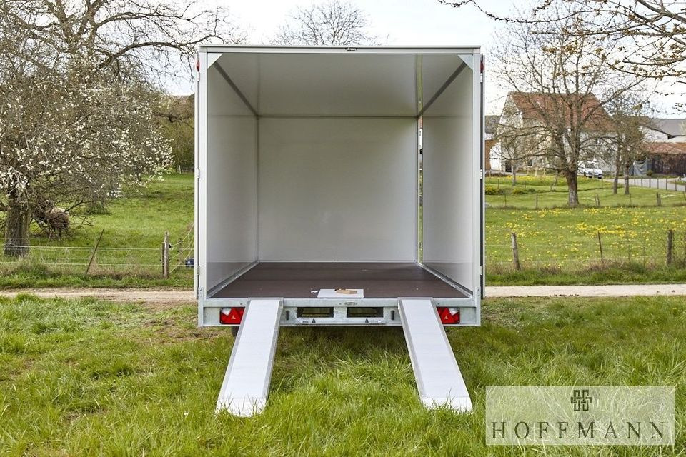 HAPERT HG Hapert Kofferanhänger H3 600x234x210 cm Auffahrpaket/ Lager+ - Closed box trailer: picture 2