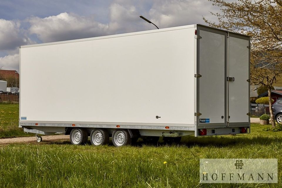 HAPERT HG Hapert Kofferanhänger H3 600x234x210 cm Auffahrpaket/ Lager+ - Closed box trailer: picture 5