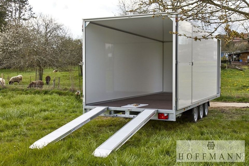 HAPERT HG Hapert Kofferanhänger H3 600x234x210 cm Auffahrpaket/ Lager+ - Closed box trailer: picture 4