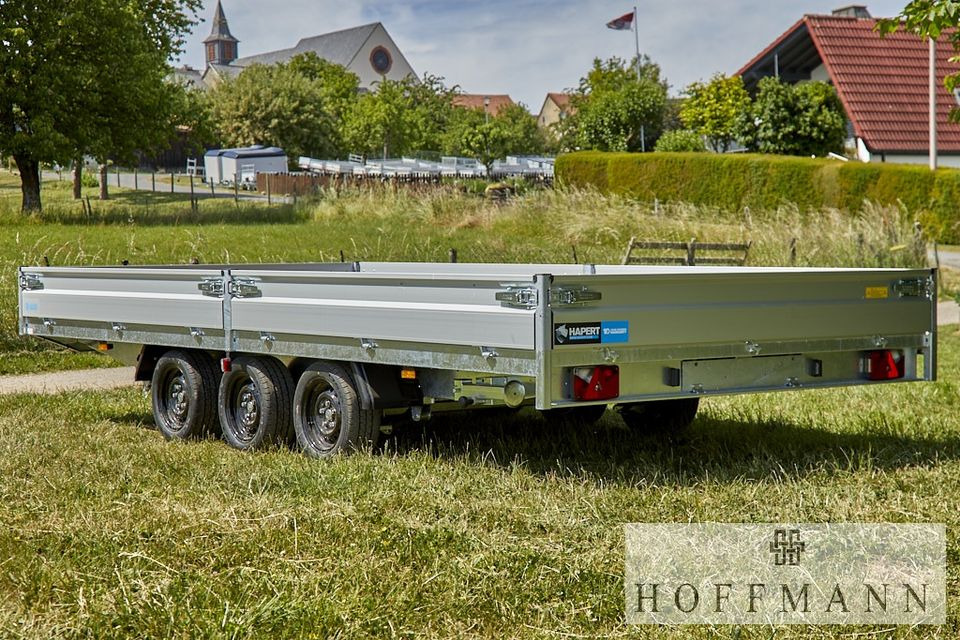 HAPERT HG Hapert Tridem AZURE H-3 MULTI  605 x 220cm   3500 KG / Lager - Dropside/ Flatbed trailer: picture 4