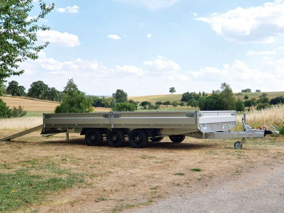 HAPERT Hapert Hochlader AZURE H-3 MULTI  455 x 220cm   3500 KG / Lager - Dropside/ Flatbed trailer: picture 1