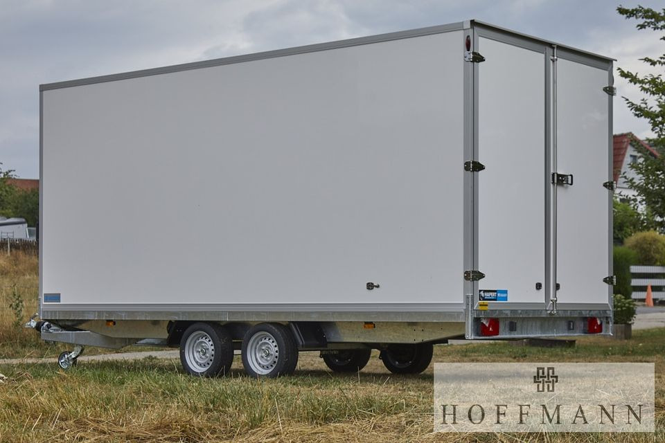 HAPERT Hapert Kofferanhänger SAPPHIRE H2 500x194x210 Parabelfederung - Closed box trailer: picture 4