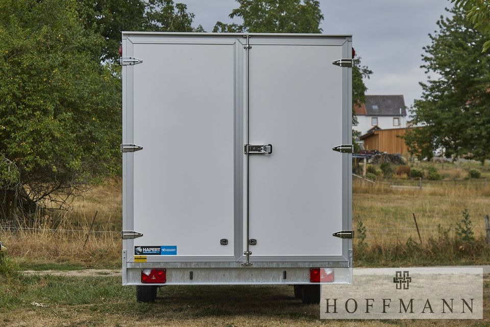 HAPERT Hapert Kofferanhänger SAPPHIRE H2 500x194x210 Parabelfederung - Closed box trailer: picture 5