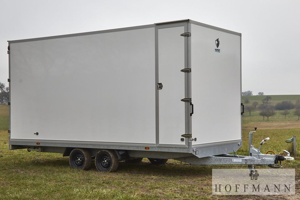 HAPERT Kofferanhänger SAPPHIRE 500x214x210 Parabel/Auffahrpaket - Closed box trailer: picture 1