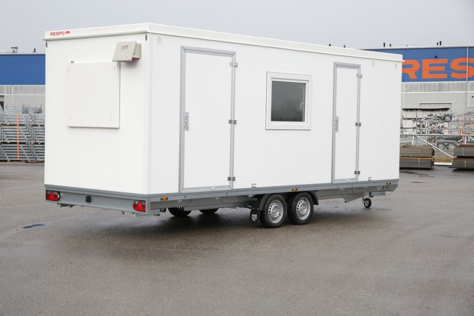 HAPERT RESPO Mannschaftswagen/ Büro - 3 Räume & Toilette voll ausgebaut - Closed box trailer, Trailer: picture 2