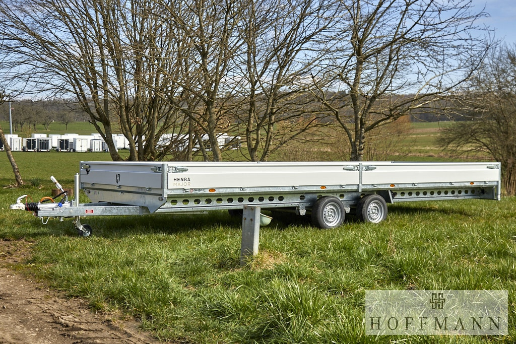 HENRA Henra Anhänger Hochlader   633 x 248 cm 3500 kg - Dropside/ Flatbed trailer: picture 4