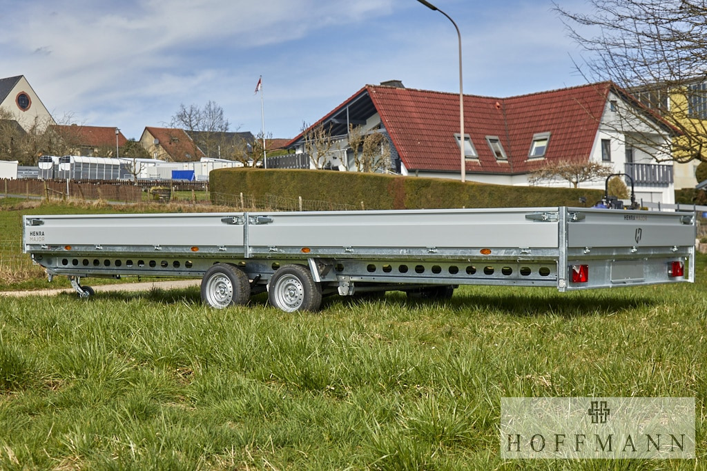 HENRA Henra Anhänger Hochlader   633 x 248 cm 3500 kg - Dropside/ Flatbed trailer: picture 5