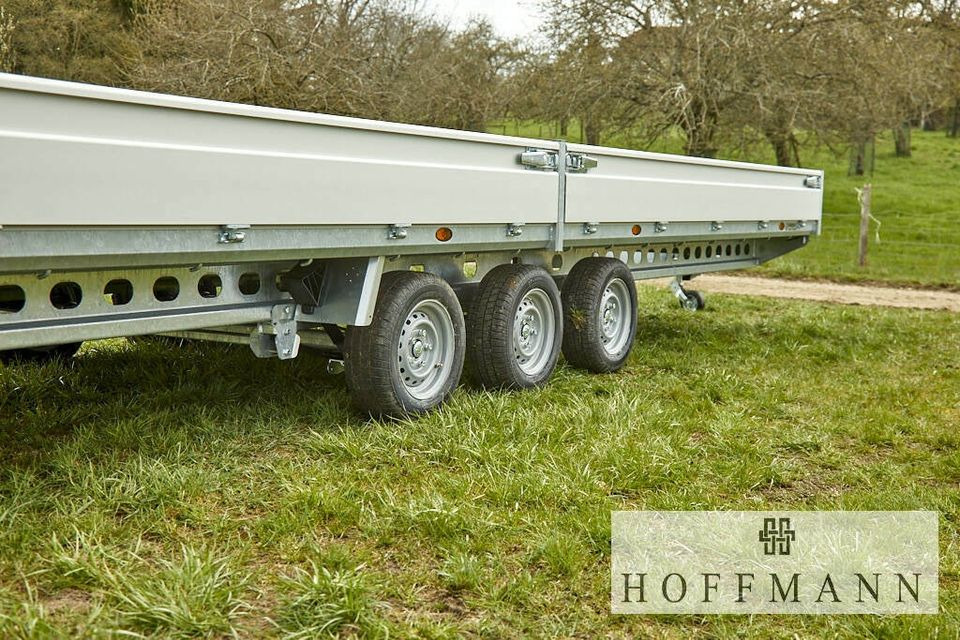 HENRA Henra Anhänger Hochlader Tridem  703 x 248 cm 3500 kg / Lager - Dropside/ Flatbed trailer: picture 5