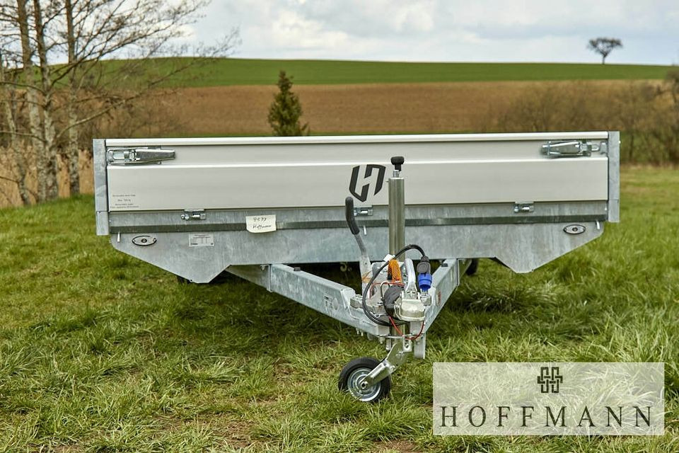 HENRA Henra Anhänger Hochlader Tridem  703 x 248 cm 3500 kg / Lager - Dropside/ Flatbed trailer: picture 3
