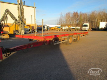 Dropside/ Flatbed trailer HFR PE2X100 2-axlar Swap bodies brackets, container locks: picture 1