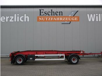 Container transporter/ Swap body trailer HKM 2 Achs Drehschemel Schlitten G 18 SZL 50: picture 1