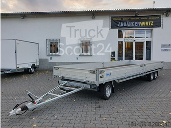 HULCO Drehschemel 611x202x30cm 3500kg mit Auffahrrampen - Car trailer: picture 1