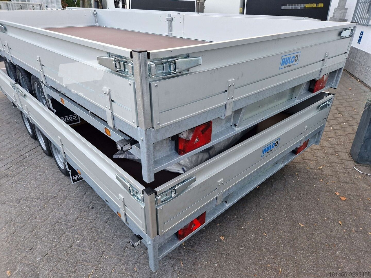 HULCO Medax 505x223x30cm 3500kg Tridem lagernd - Car trailer: picture 5