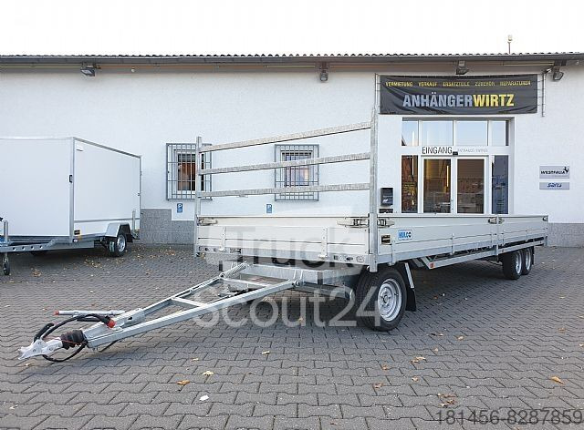 HULCO ROTAX Drehschemel 611cm Langmaterial - Dropside/ Flatbed trailer: picture 2