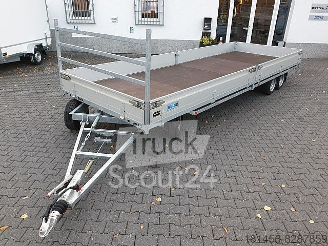 HULCO ROTAX Drehschemel 611cm Langmaterial - Dropside/ Flatbed trailer: picture 1