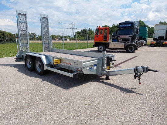 New Low loader trailer for transportation of heavy machinery HUMBAUR HS115020 BS Zentralachsanhänger mit Auffahrrampen, Verzinkt,: picture 6