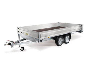 Dropside/ Flatbed trailer HUMBAUR HT flatbed trailer: picture 1