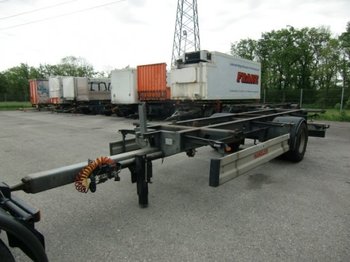 Container transporter/ Swap body trailer Hangler 1-Achs Lafette  Luftgefedert: picture 1