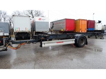Container transporter/ Swap body trailer Hangler 1-Achs Lafette ohne Koffer: picture 1