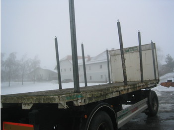 Dropside/ Flatbed trailer for transportation of timber Hangler 2 Achs: picture 1