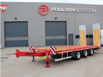 New Low loader trailer Hangler 3-axle tridem machinery trailer 2.800mm ramps: picture 1