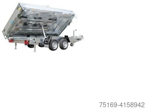 Hapert Cobalt 3 S. Kipper HM 2 Ferro, 100 km/h Parabel 3350 x 1800 x 300 mm, ZG 3,5 to. - Tipper trailer: picture 1