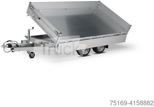 Hapert Cobalt 3 Seitenkipper HM 2 3050 x 1800 x 300 mm, ZG 3,0 to. E Pumpe - Tipper trailer: picture 1