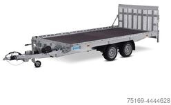 Hapert Indigo HT 2 Transporter 4050 x 2000 mm, 3,0 to. Rampe, mit Hochplane 200 cm - Car trailer: picture 4