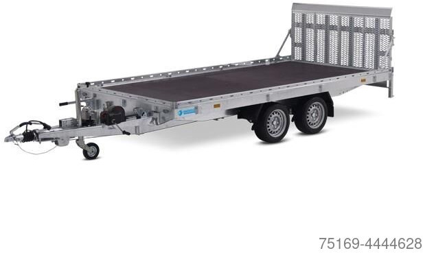 Hapert Indigo HT 2 Transporter 4050 x 2000 mm, 3,0 to. Rampe, mit Hochplane 200 cm - Car trailer: picture 2