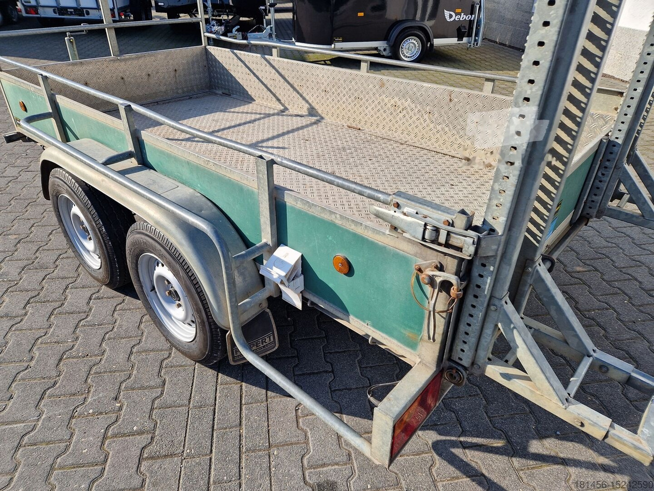 Hapert Maschinentransporter Tieflader Rampen Alubdoden 2700kg - Plant trailer: picture 4