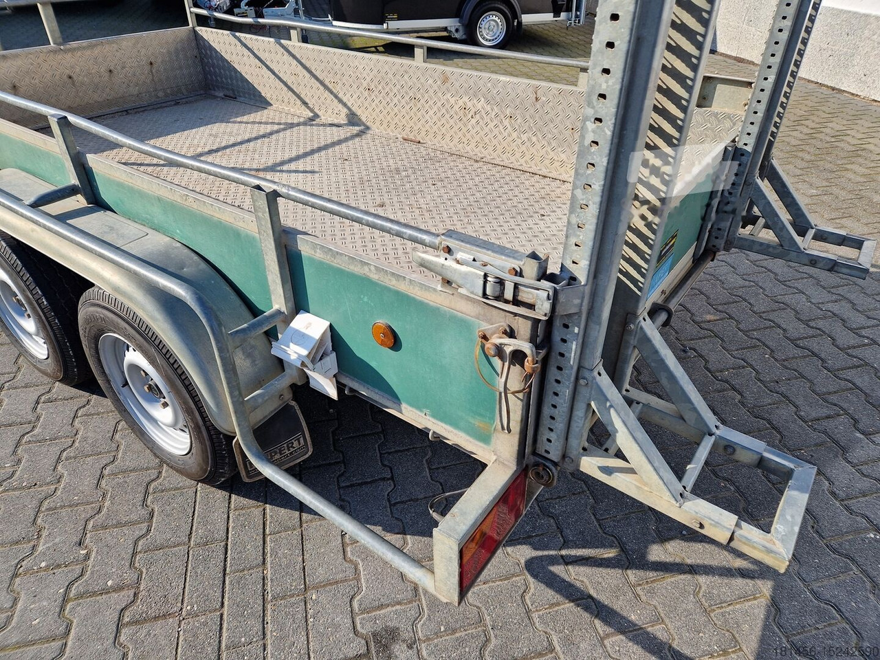 Hapert Maschinentransporter Tieflader Rampen Alubdoden 2700kg - Plant trailer: picture 3
