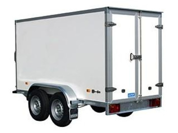 New Closed box trailer Hapert - Sapphire L 2 300x150x180cm, ZG 2,0 to., Koffer Türe, glatte Wände: picture 1