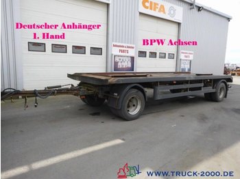 Container transporter/ Swap body trailer Hilse 2 Achs Abroll + Absetzcontainer BPW 1.Hand: picture 1