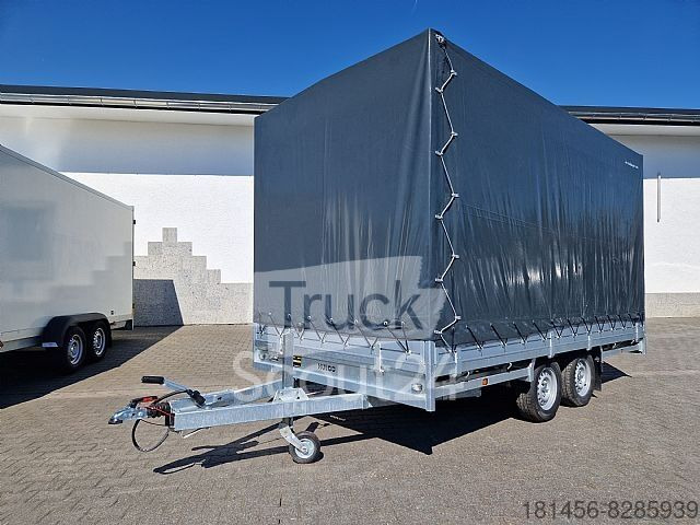 Hochlader mit Plane Spriegel 405x203x210cm lager - Car trailer: picture 1