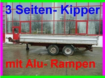 Tipper trailer Hoffmann ESCHERSHSN. Tandemkipper mit Alu  Rampen: picture 1