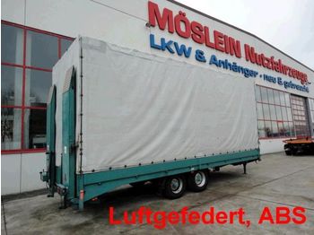 Low loader trailer for transportation of heavy machinery Hoffmann ESCHERSHSN. Tandemtieflader vorn zum Durc: picture 1