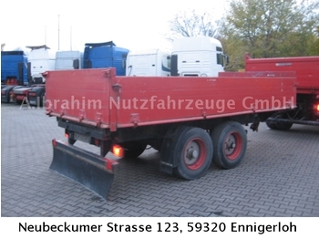 Dropside/ Flatbed trailer Hoffmann LEDK 10.5T Zentralachsanhänger: picture 1