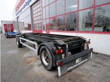 Container transporter/ Swap body trailer Hüffermann 2 Achs Schlittenanhänger mit ABS: picture 1