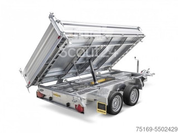 Humbaur 3 Seitenkipper HTK 2000.27 Alu, 2670 x 1500 x 350 mm, 2,0 to. - Tipper trailer: picture 1