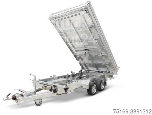 New Tipper trailer Humbaur 3 Seitenkipper HTK 3000.31 Alu, mit Laubgitteraufsatz, 3140 x 1750 x 350 mm, 3,0 to.: picture 12