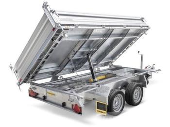 New Tipper trailer Humbaur - 3 Seitenkipper HTK 3500.37 Alu, 3630 x 1850 x 350 mm, 3,5 to.: picture 1