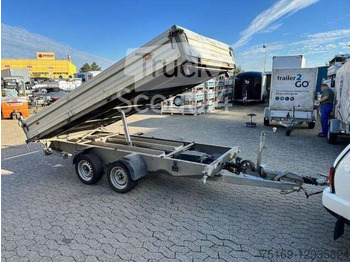 Humbaur 3 Seitenkipper HTK 3500.37 Alu, 3630 x 1850 x 350 mm, 3,5 to. - Tipper trailer: picture 1