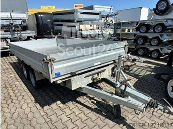 Humbaur 3 Seitenkipper HTK 3500.37 Alu, 3630 x 1850 x 350 mm, 3,5 to. - Tipper trailer: picture 1