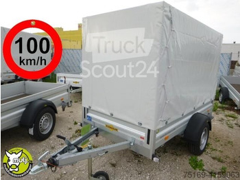 New Car trailer Humbaur HA 132513 mit KV, Hochplane 160 cm, 100 km/h 1300 kg, 2510 x 1310 x 350mm: picture 1