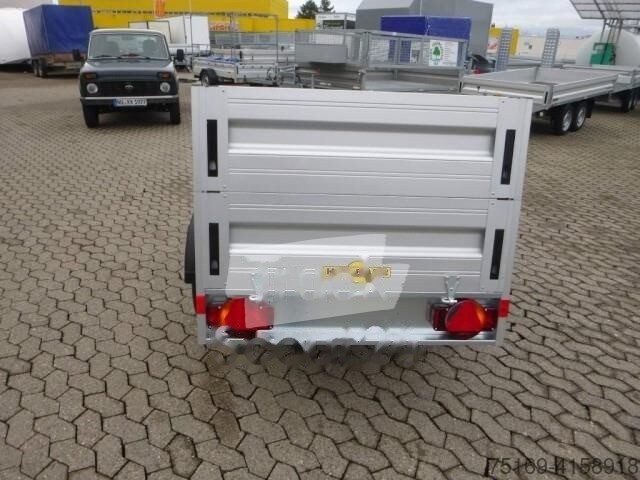 Humbaur HA 752111 mit Bordswandaufsatz Alu, 750 kg, 2050 x 1100 x 350 mm - Car trailer: picture 3