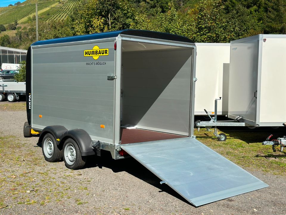 Humbaur HKPA 263217 Tandem - Design Kofferanhänger mit Rampe - Closed box trailer: picture 2