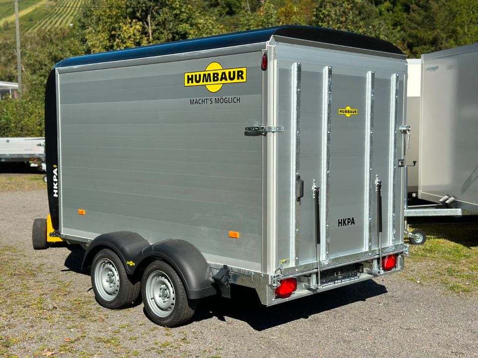 Humbaur HKPA 263217 Tandem - Design Kofferanhänger mit Rampe - Closed box trailer: picture 5