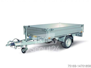 Humbaur HU 132314 Hochlader 1300 kg, 2300 x 1400 x 300mm - Car trailer: picture 1