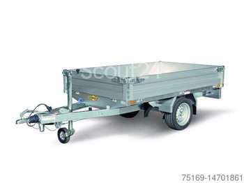 Humbaur HU 152314 Hochlader 1500 kg, 2300 x 1400 x 300mm - Car trailer: picture 1